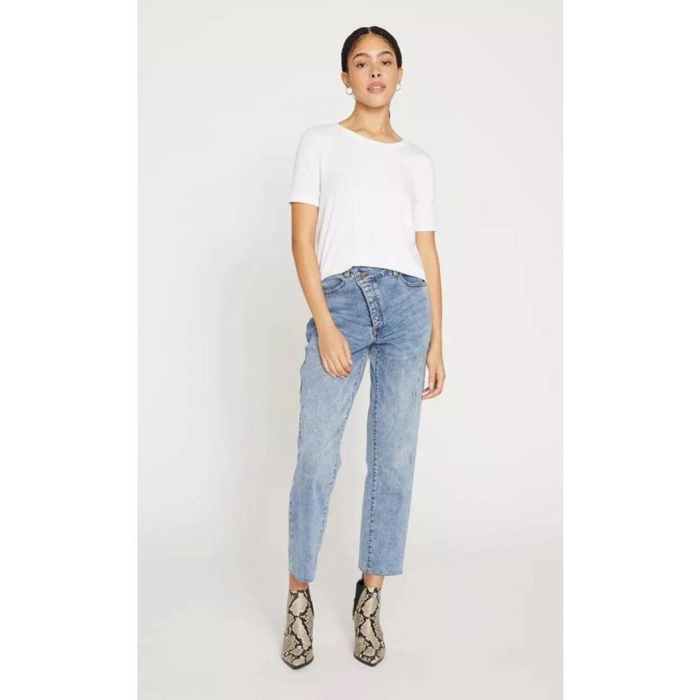 Universal Standard NWT Womens Katie High Rise Crossover Jeans Size 14